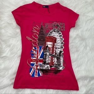 Pink Landon T-Shirt Size: UK S